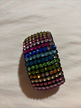 Multicolor Crystal Stretch Bracelet - Women Jewelry